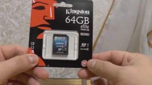 Карта памяти SDXC KINGSTON Elite 64 ГБ, Class 10. Обзор-рекомендация.
