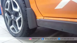 Задние и передние брызговики на Subaru XV (GT; 2017-)