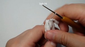 мини Мишка крючком. #миниамигуруми