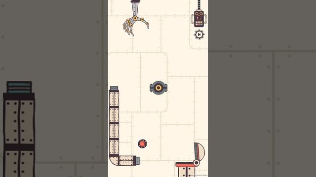 Steampunk Puzzle Physics Game. Stage 4. Level 57.