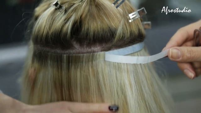 Эксклюзивный метод (ленточный )наращивание волос