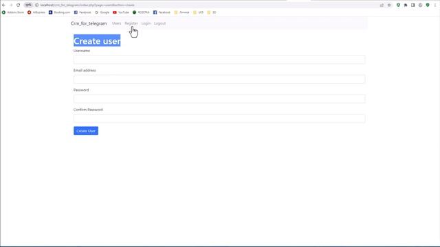 Пишем с нуля "Mini CRM system" на PHP8 & SQL | Регистрация и авторизация в системе | Часть - 5