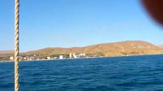 Коктебельский залив, Кара-Даг на шхуне))