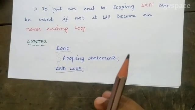 simple loop | plsql | Oracle | dbms | tamil #gvspace #plsql #dbmstutorials #simpleloop