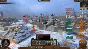 RTX 4060 -- Ryzen 5 3600 -- Total War WARHAMMER III FPS Test
