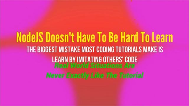 Learn How To Use and Master Node JS Programming Language For Beginners - Node JS Tutorial Course