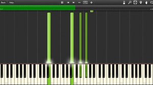 Depeche Mode - Sister Of Night Piano Cover [Synthesia Piano Tutorial]