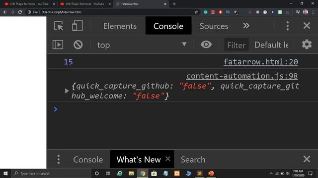 ES6 Tutorial #8: Fat Arrow  Function in JavaScript in Hindi 2020