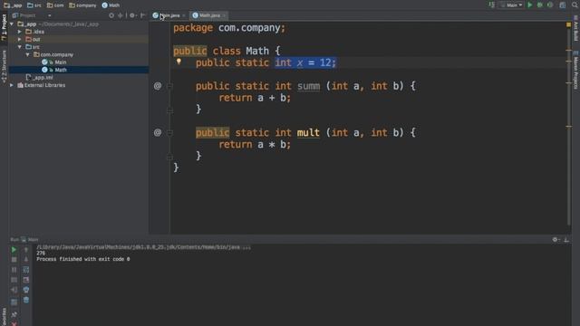 Уроки Java для начинающих | #21 - Модификаторы static и final смотреть онлайн