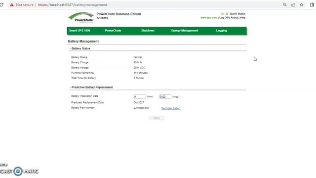APC Powerchute Business Edition Setup смотреть онлайн