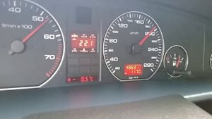 Разгон Audi 100 c4 2.3E AAR 0-210 груженый на 17 тапках!