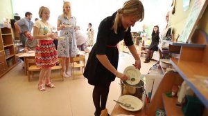 День из жизни сада. В роли детей - родители. Подарок на выпускной.