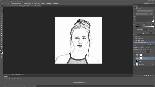 PHOTOSHOP TUTORIAL: HOW TO TRANSFORM PHOTOS INTO REALISTIC PENCIL DRAWINGS смотреть онлайн