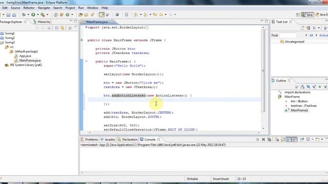 ?Response to button clicking in java ???? смотреть онлайн