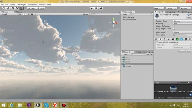 Как создать Skybox в Unity3d? Очень просто! смотреть онлайн