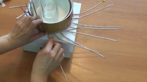 Коробочка для хранения плетеных подставок под горячее