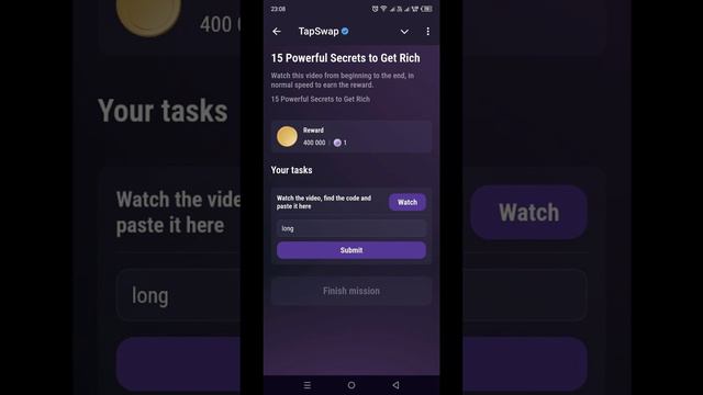 TapSwap код (15 Powerful Secrets to Get Rich) на 10.08.2024 #tapswap #tapswapcode #crypto