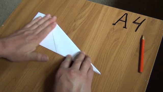 Оригами Простой самолетик.Своими руками . Origami Simple airplane with your own hands.