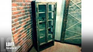 Шкаф-витрина в стиле Loft | Мебель из дерева своими руками | DIY