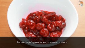 Блинчики с вишней. С пылу, с жару! Бабушкин рецепт!