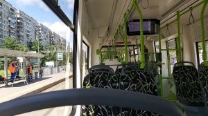 Трамвай, маршрут №8 в парк Stadler B85600M б.003 (21.06.2022) Санкт-Петербург