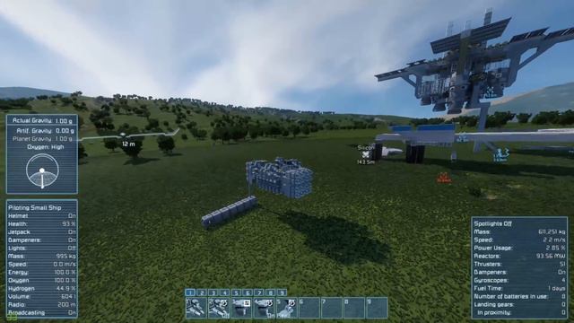 Space Engineers, Battery Bombs, & Loading Screens (Singular Survival, Ep 42) смотреть онлайн