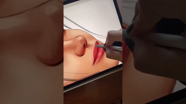 Рисуем портрет в Procreate на iPad (таймлапс) #procreate #портретыназаказ #procreateart