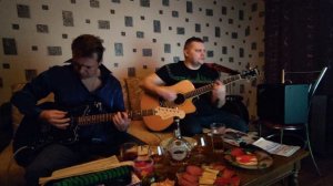 Инструментальный Кавер  .  Красная плесень - Там где ты( Памяти Виктора Цоя ).