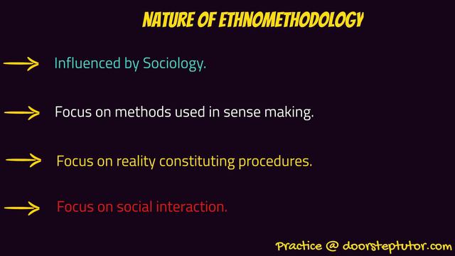 Phenomenology and Ethnomethodology: With a special reference to Clifford Geertz | Sociology