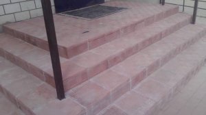 Ступени из тротуарной плитки