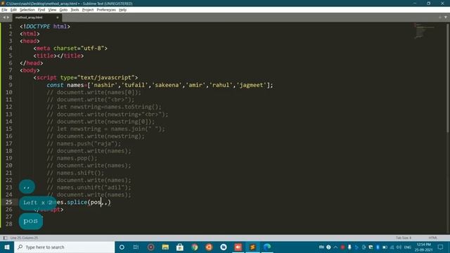 ARRAY METHODS IN JAVA SCRIPT || LECTURE 12 || RECIMOTECH SOLUTIONS смотреть онлайн