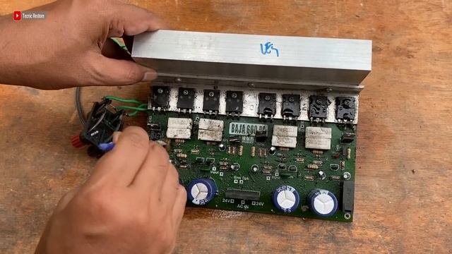 Antique Audio Amplifier Recovery Techniques | Recovering and Reusing a Damaged 8000W Amplifier