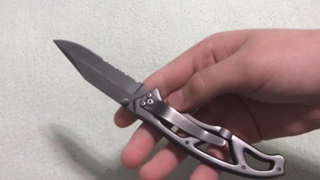 Gerber paraframe 1 serrated pocket knife смотреть онлайн