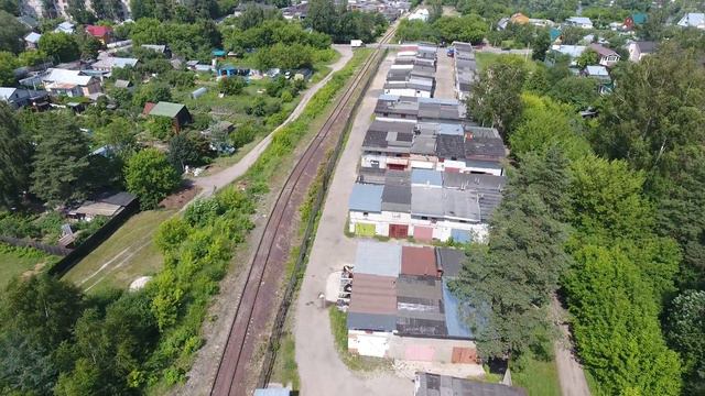 Съёмка с воздуха ГСК Крыло-3 в городе Ногинск, Московская область, Россия смотреть онлайн