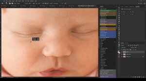 Профессиональная ретушь новорожденного в Фотошопе
