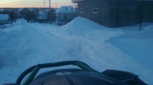 Багги 125 кубов улучшение проходимости по снегу .