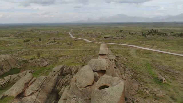 Баянаульский национальный парк. Казахстан. Аэросъёмка с квадрокоптера. смотреть онлайн