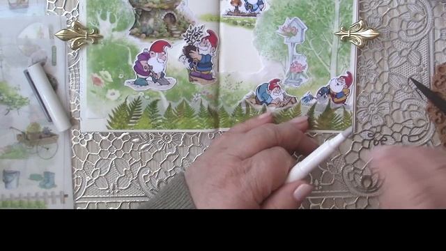 ASMR "Gnome garden" #scrspbooking #asmr #journaling #антистресс #сон смотреть онлайн