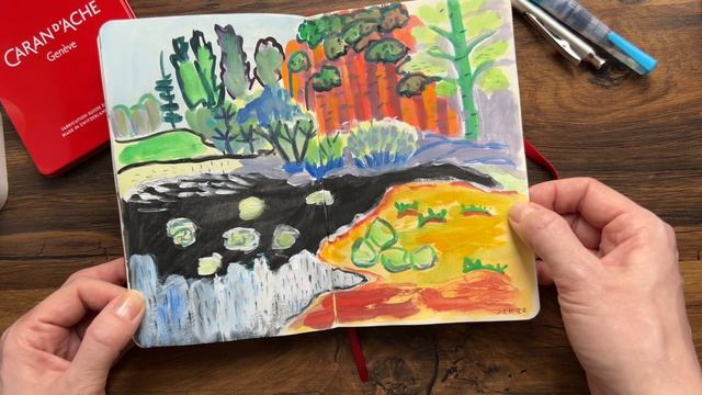 Sketchbook tour! Листалка моего Moleskin! Самый «страшный» блокнот! смотреть онлайн