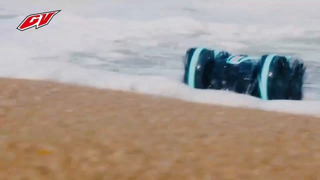 Машинка-перевертыш амфибия на радиоуправлении, умеет плавать + управление жестами смотреть онлайн