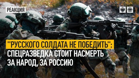 "Русского солдата не победить": Спецразведка стоит насмерть за народ, за Россию