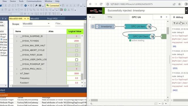 Micro800 to OPC UA смотреть онлайн