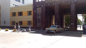 Автопробег "Москва - Нижний Новгород". Главная проходная ГАЗ