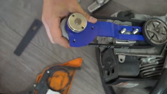 Установка Насадки (Болгарки) на бензопилу CARVER Карвер