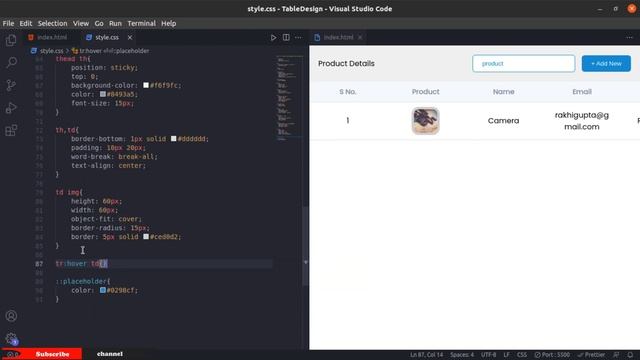 How to create a responsive table using HTML and CSS. смотреть онлайн