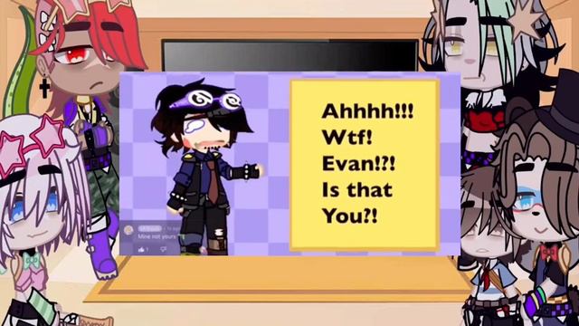 fnaf 9 react to michael //glammike//-gacha club смотреть онлайн