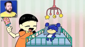 САМЫЕ ГРУСТНЫЕ МУЛЬТЫ POPPY PLAYTIME 😭 ИГРА В КАЛЬМАРА vs ХАГИ ВАГИ и КИСИ МИСИ Анимация