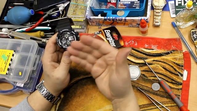 замена батарейки в casio g shock,копия смотреть онлайн