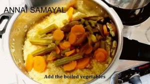 சாம்பார் சாதம் சமையல் | Sambar Sadam Recipe In Tamil | Sambar Rice In Tamil In Cooker | Sambhar Ric