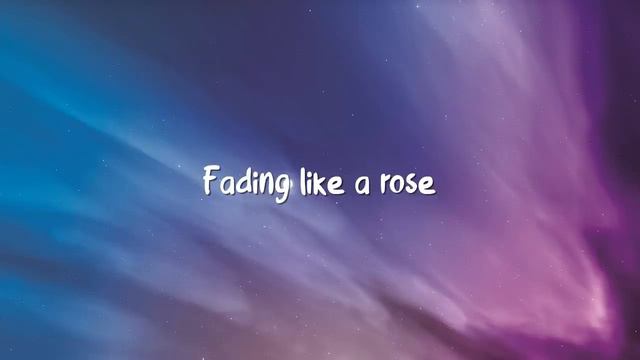 Roxette - Fading Like A Flower (1991) Lyrics смотреть онлайн